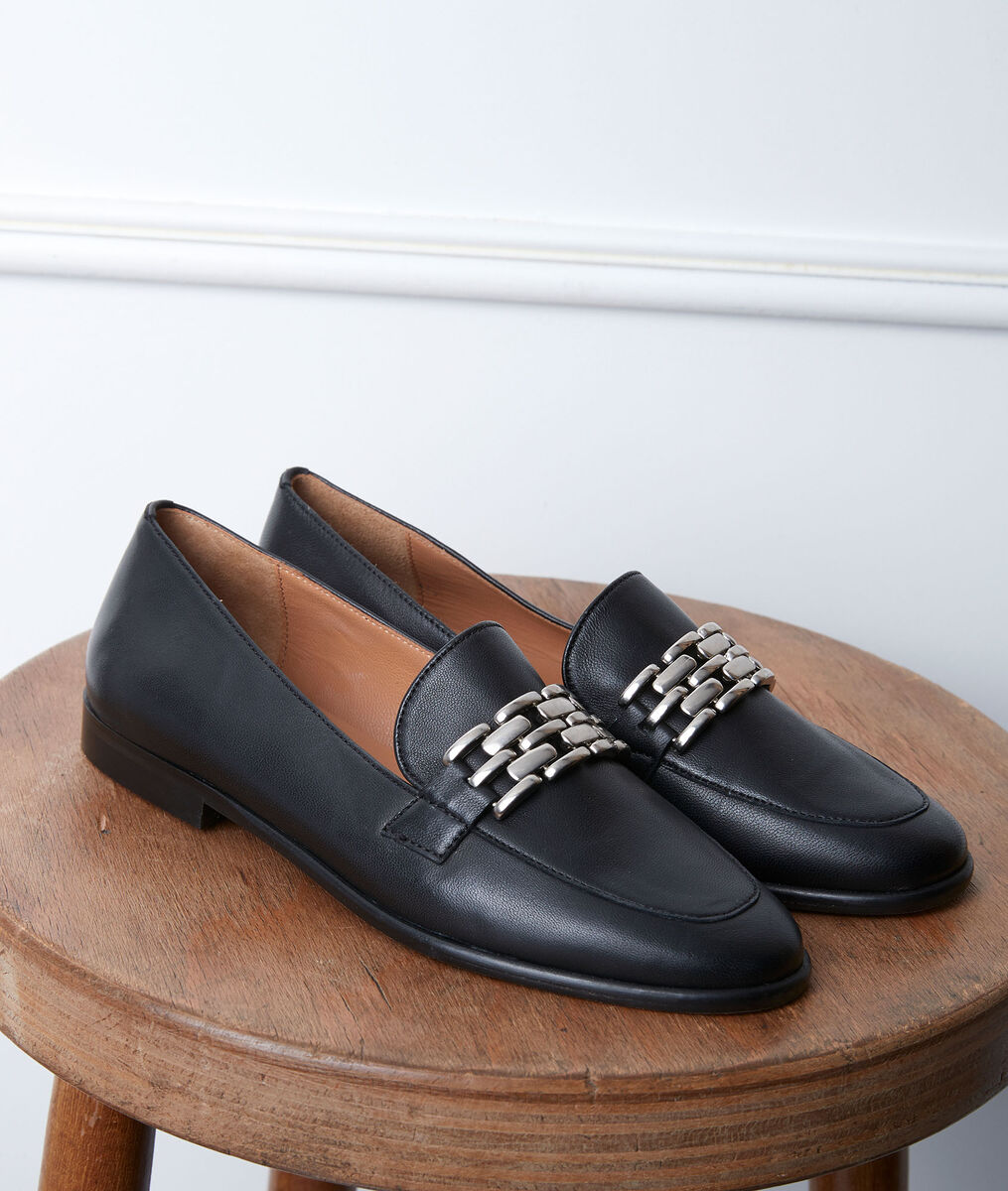 Mocassins en cuir noirs Gabin | 1-2-3 Mocassins en cuir noirs Gabin PhotoZ | 1-2-3