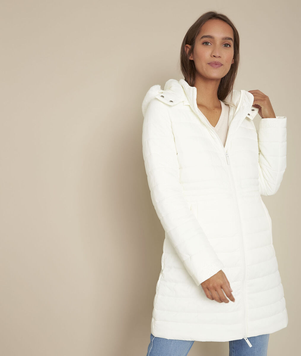 Ecrufarbene Steppjacke Sorona Dupont Leila Damen Maison 123
