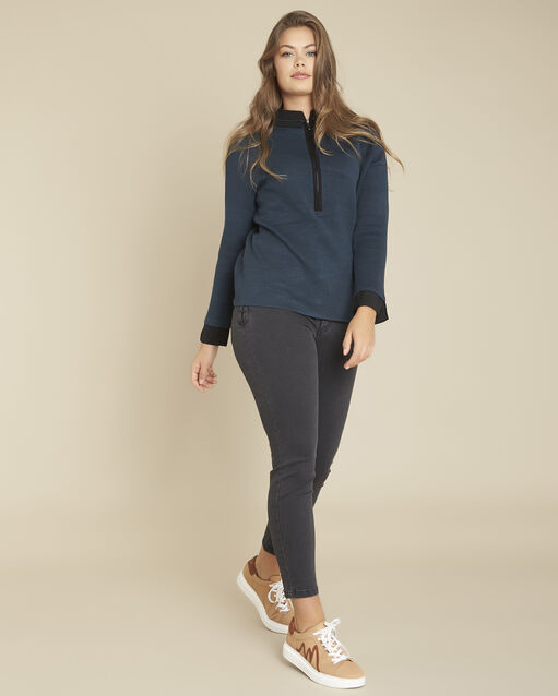 L'audacieux skinny jean black used sally noir.
