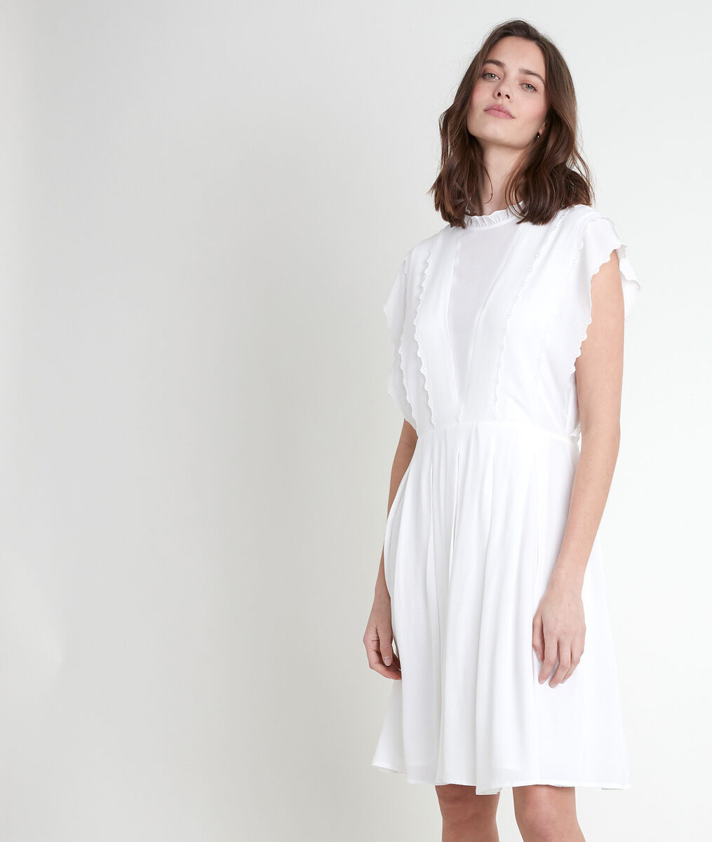 Robe écrue brodée Mounia | 1-2-3 Robe écrue brodée Mounia PhotoZ | 1-2-3