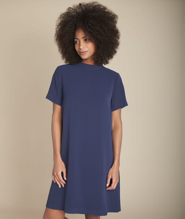 Robe droite marine Irmine | 1-2-3 Robe droite marine Irmine PhotoZ | 1-2-3