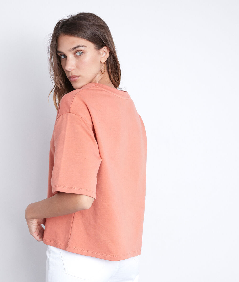 Tee-shirt sérigraphié en coton pêche equateur pêche.