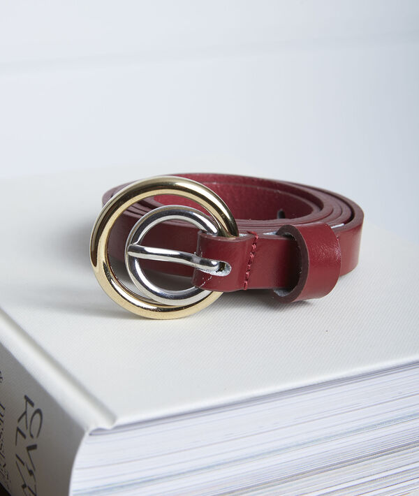Ceinture en cuir double boucle Armada | 1-2-3 Ceinture en cuir double boucle Armada PhotoZ | 1-2-3