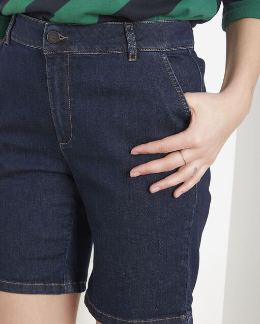 Short en jean celeste marine.