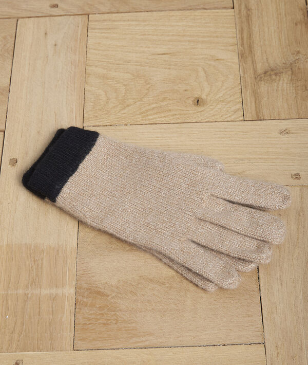 Gants en cachemire havane Vermont | 1-2-3 Gants en cachemire havane Vermont PhotoZ | 1-2-3