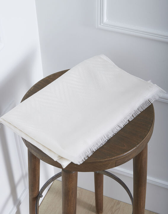 Foulard blanc irisé Osiris | 1-2-3 Foulard blanc irisé Osiris PhotoZ | 1-2-3