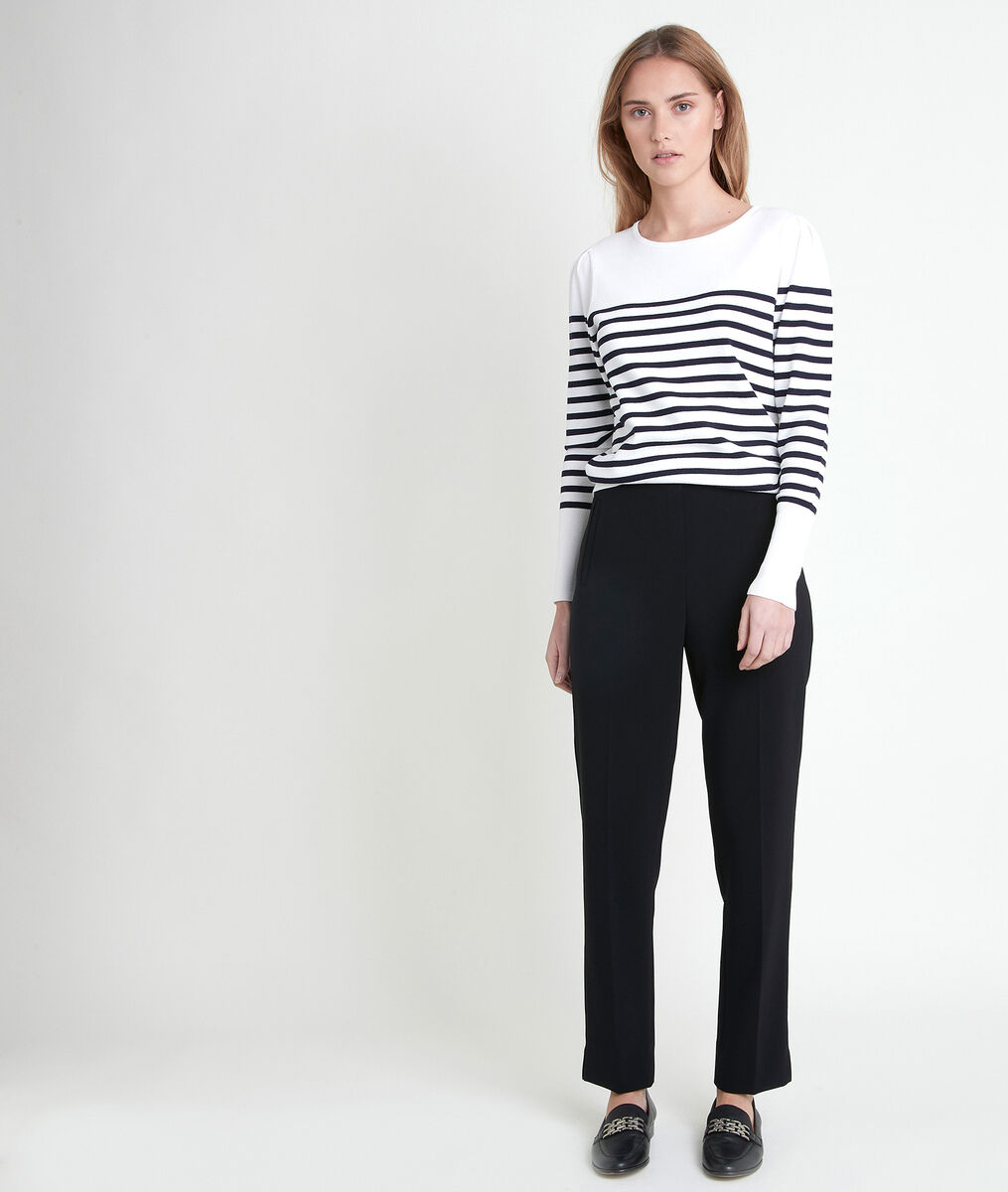 Pull viscose Ecovero® marinière Adelie | 1-2-3 Pull viscose Ecovero® marinière Adelie PhotoZ | 1-2-3