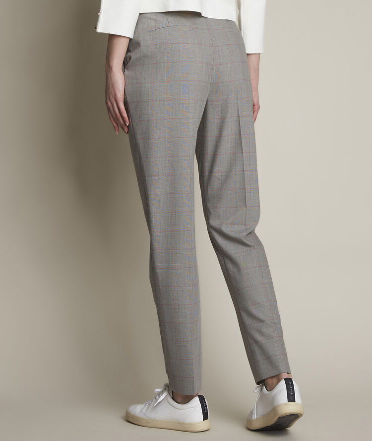 Pantalon prince de galles gérende gris.