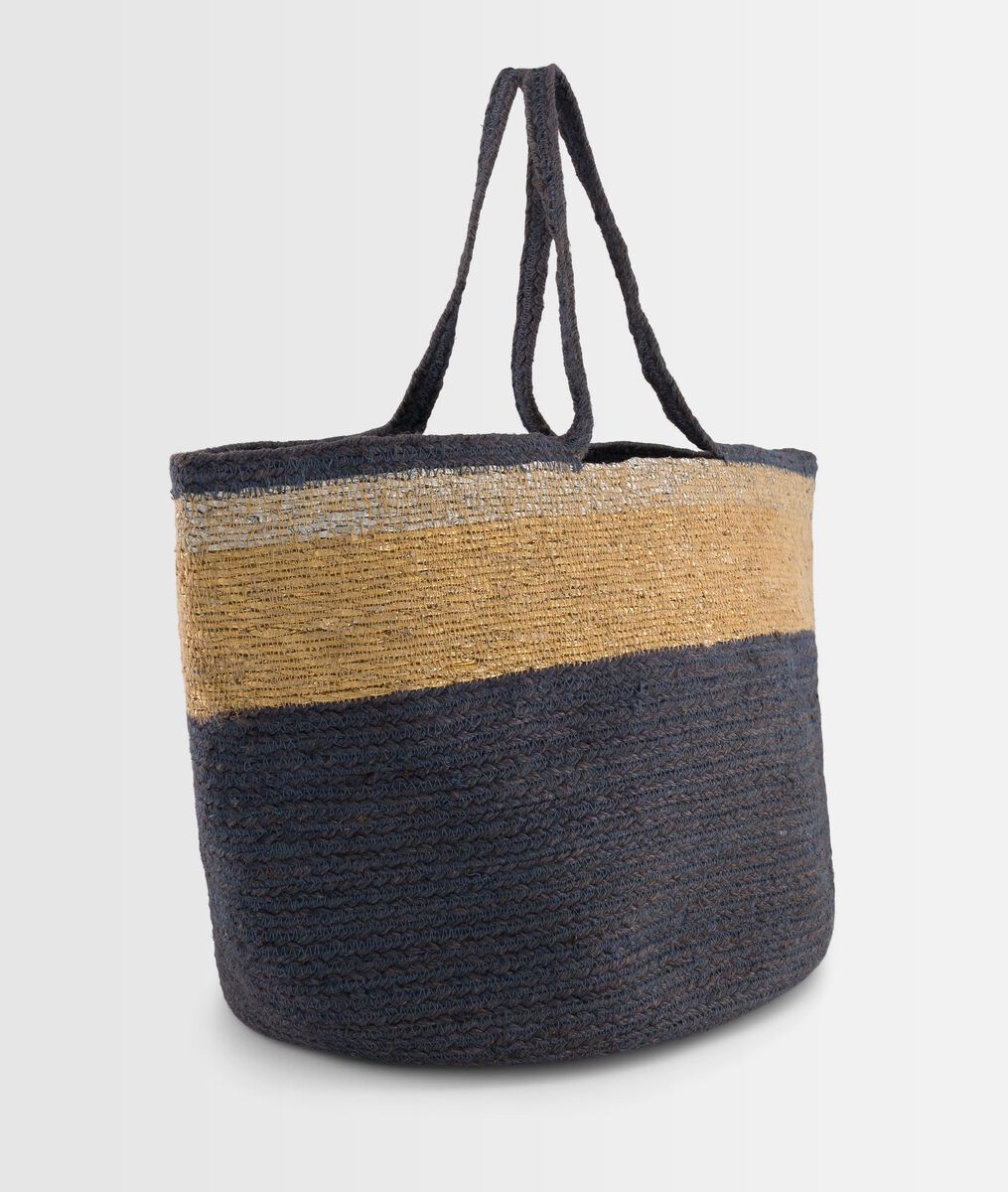 Panier en jute à rayures myosotis Dave | 1-2-3 Panier en jute à rayures myosotis Dave PhotoZ | 1-2-3