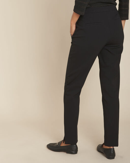 Pantalon en microfibre noir eole noir.
