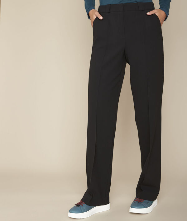 Pantalon droit en microfribre Eloic | 1-2-3 Pantalon droit en microfribre Eloic PhotoZ | 1-2-3
