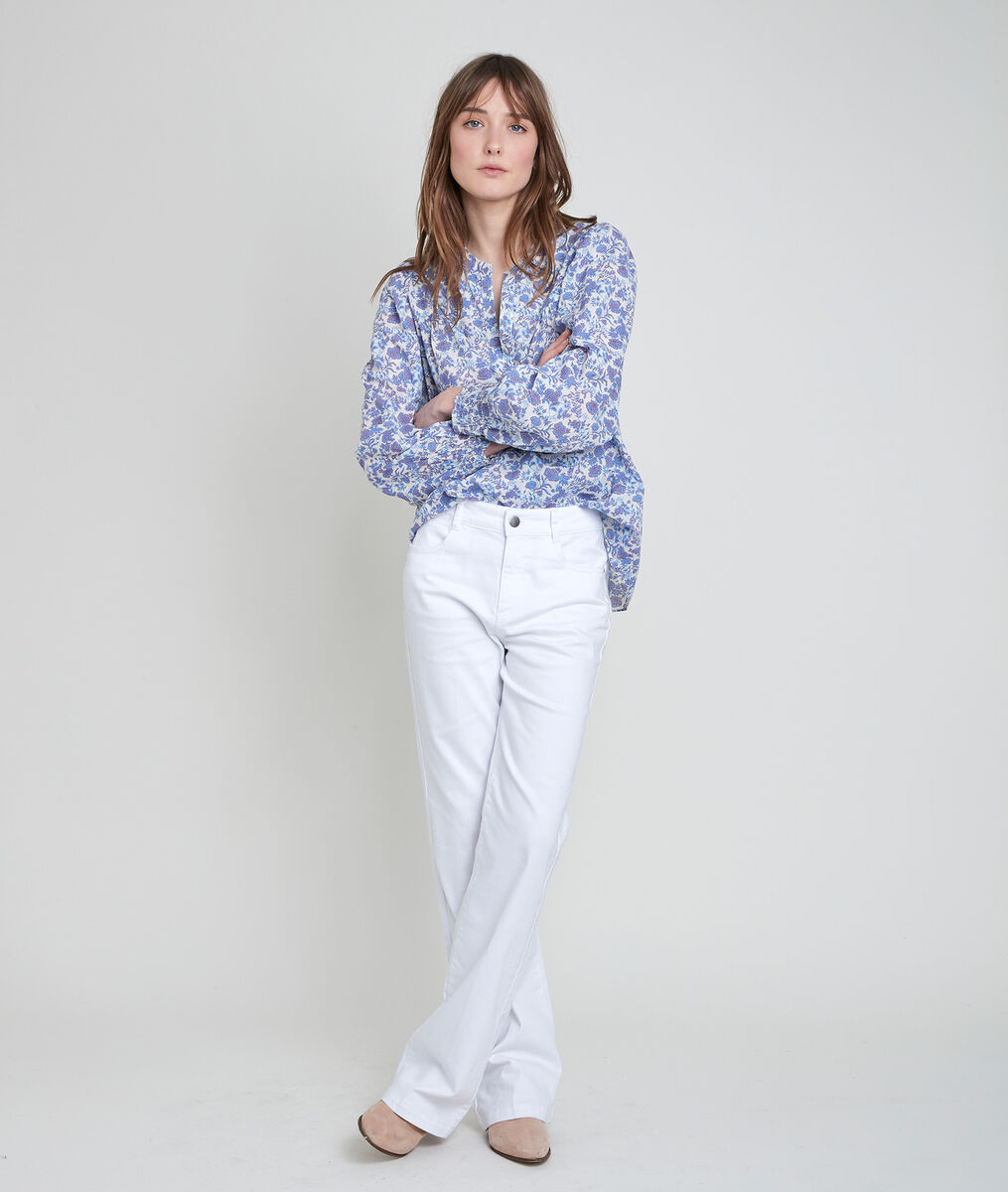 Bluse mit Blumenprint Vergissmeinnicht Tenessis | 1-2-3 Bluse mit Blumenprint Vergissmeinnicht Tenessis PhotoZ | 1-2-3