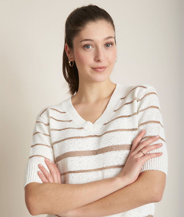Pull rayé lurex Daniela | 1-2-3 Pull rayé lurex Daniela PhotoZ | 1-2-3