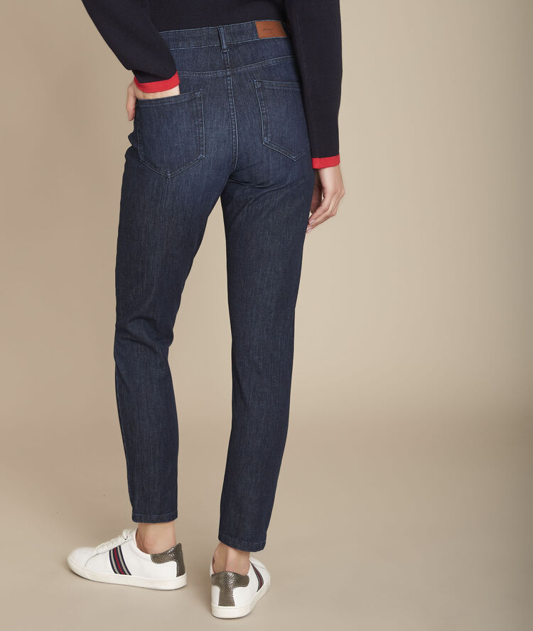 L'audacieux skinny : jean brut sibel indigo fonce.