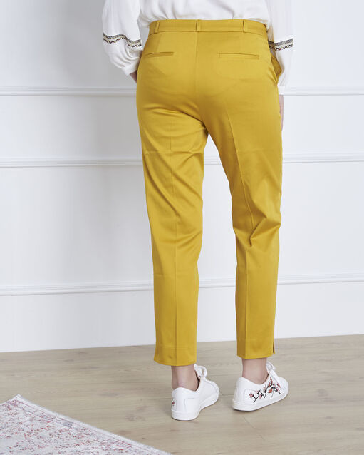 Gele sigaretbroek rubis anis.