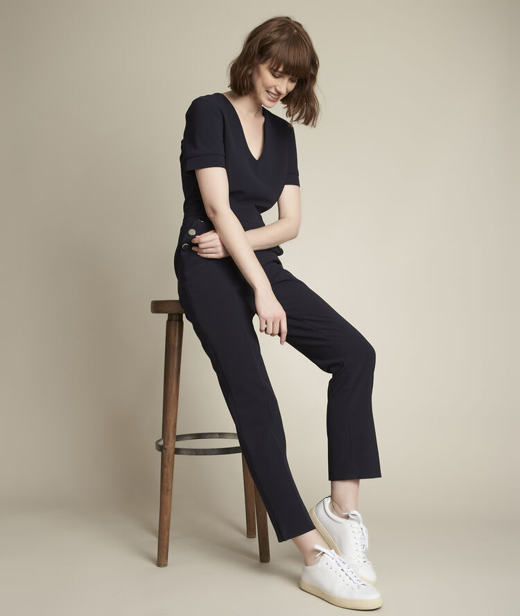 Combinaison en microfibre candice marine.