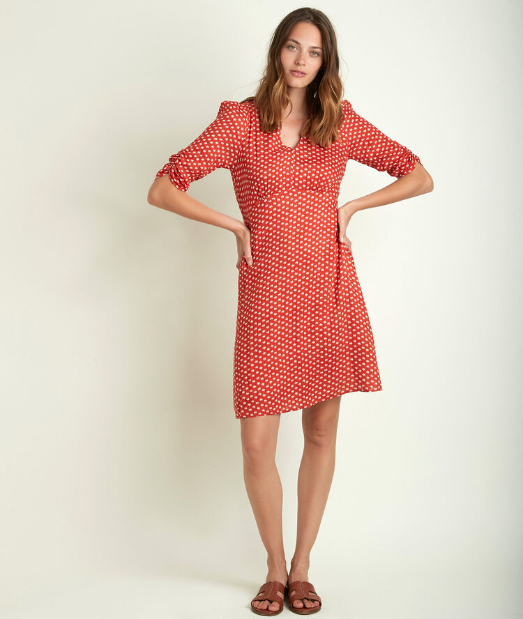 Robe imprim&eacute;e claude.