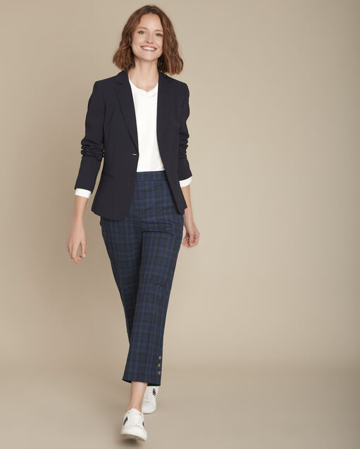Pantalon cigarette à carreaux Edmee (2) - Maison 123