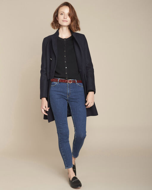 Cardigan court ottoman fanfan noir.