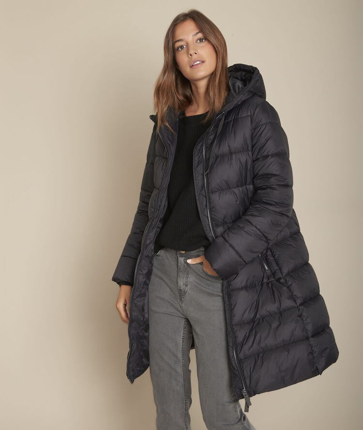 Zwart donsjack sorona&reg; dupont&trade; lena noir.