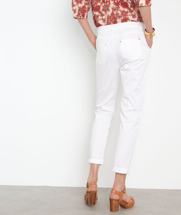 Pantalon chino blanc francis blanc.