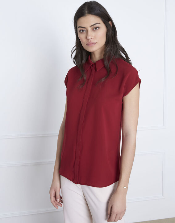 Top rouge droit Valerie | 1-2-3 Top rouge droit Valerie PhotoZ | 1-2-3