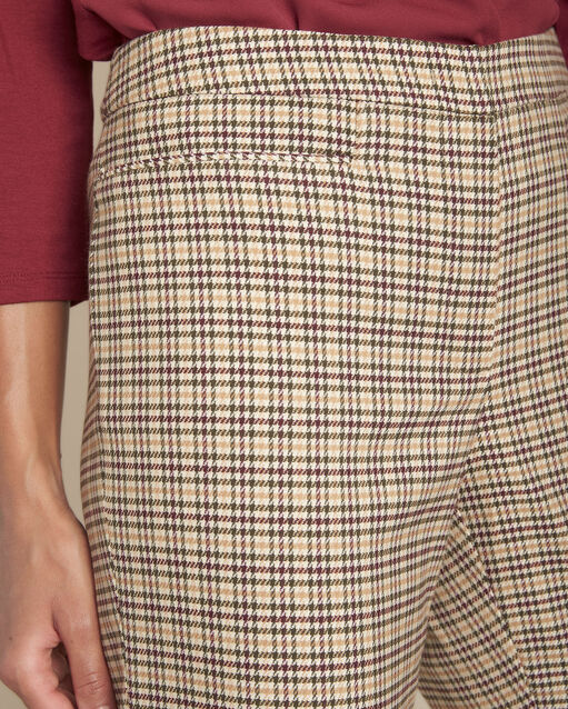 Pantalon cigarette à carreaux Valero (2) - Maison 123