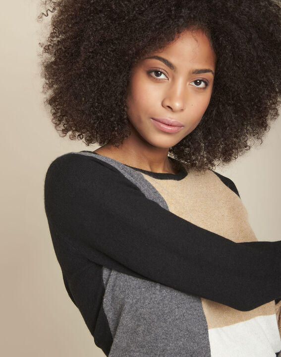 Pull cachemire colorblock Freeze | 1-2-3 Pull cachemire colorblock Freeze PhotoZ | 1-2-3