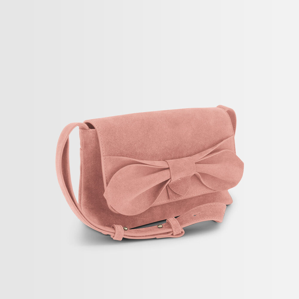 Sac en cuir rose dolly rose.