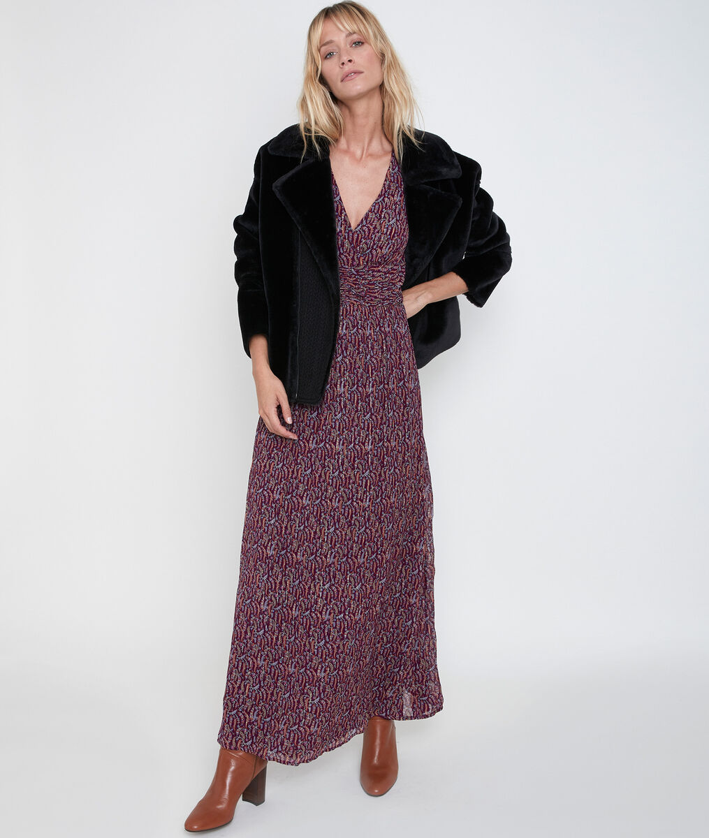 Robe longue imprimée Claudine bis | 1-2-3 Robe longue imprimée Claudine bis PhotoZ | 1-2-3