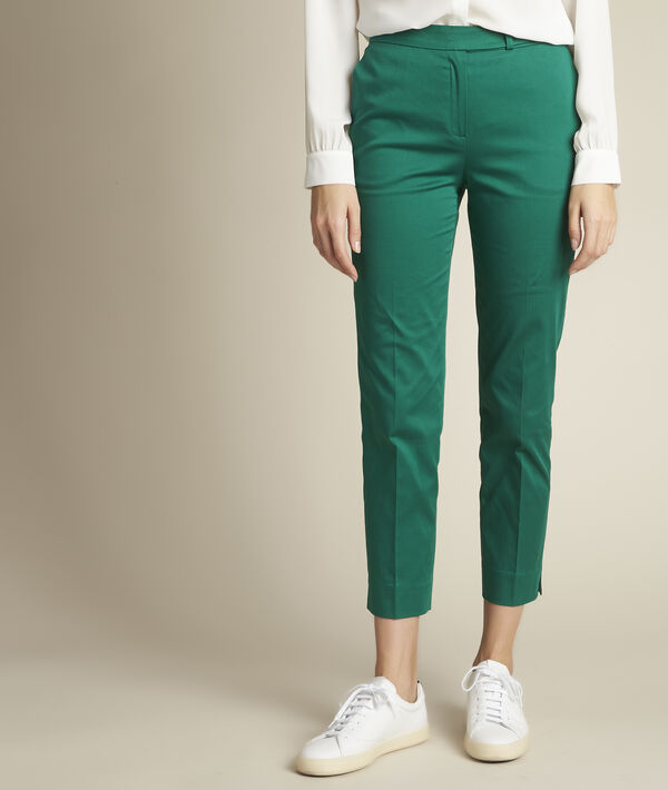 Pantalon cigarette émeraude Rubis | 1-2-3 Pantalon cigarette émeraude Rubis PhotoZ | 1-2-3