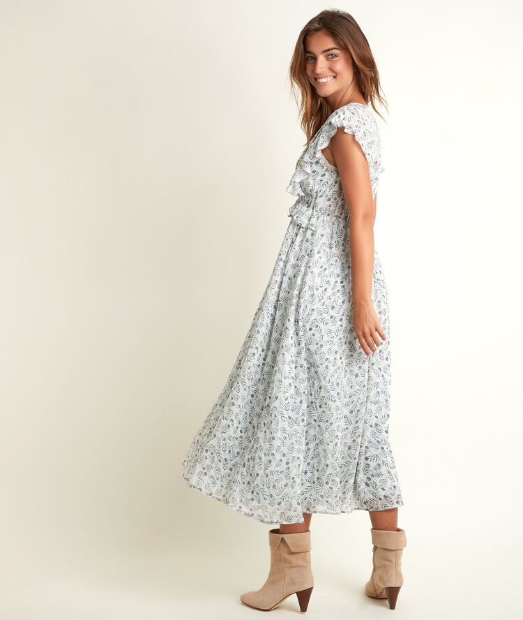 Robe longue imprimée nora.