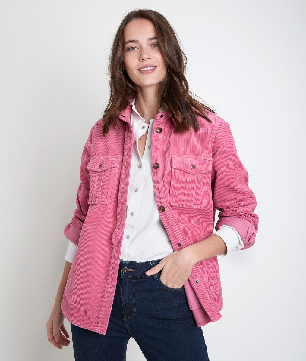 Surchemise rose en velours Perle | 1-2-3 Surchemise rose en velours Perle PhotoZ | 1-2-3