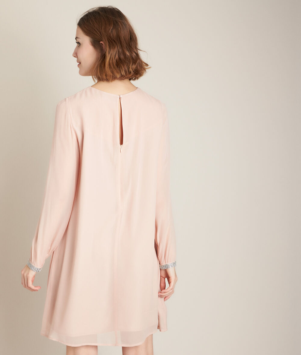 Robe détail bijou poudre omelie poudre.