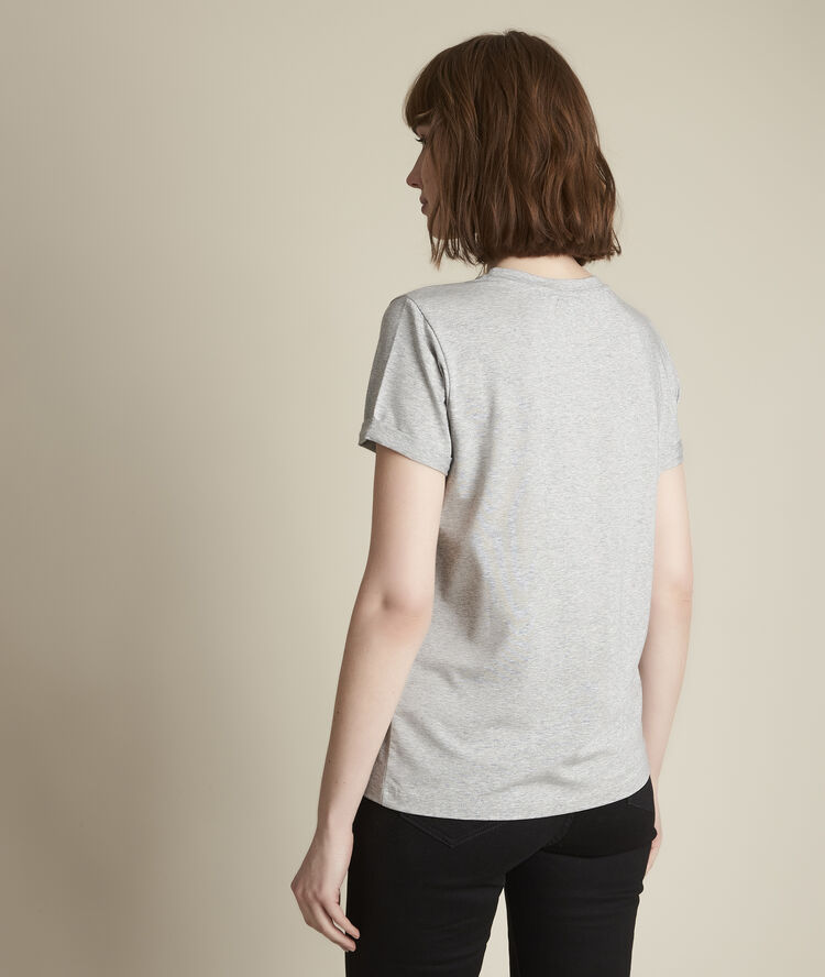 Tee-shirt à message rebelle cannelle.