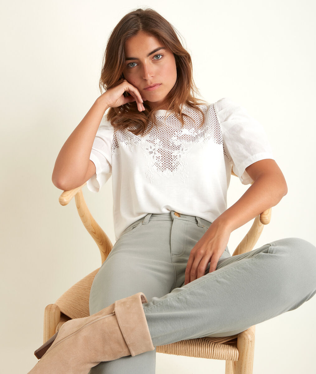 Kanten T-shirt Diane | 1-2-3 Kanten T-shirt Diane PhotoZ | 1-2-3