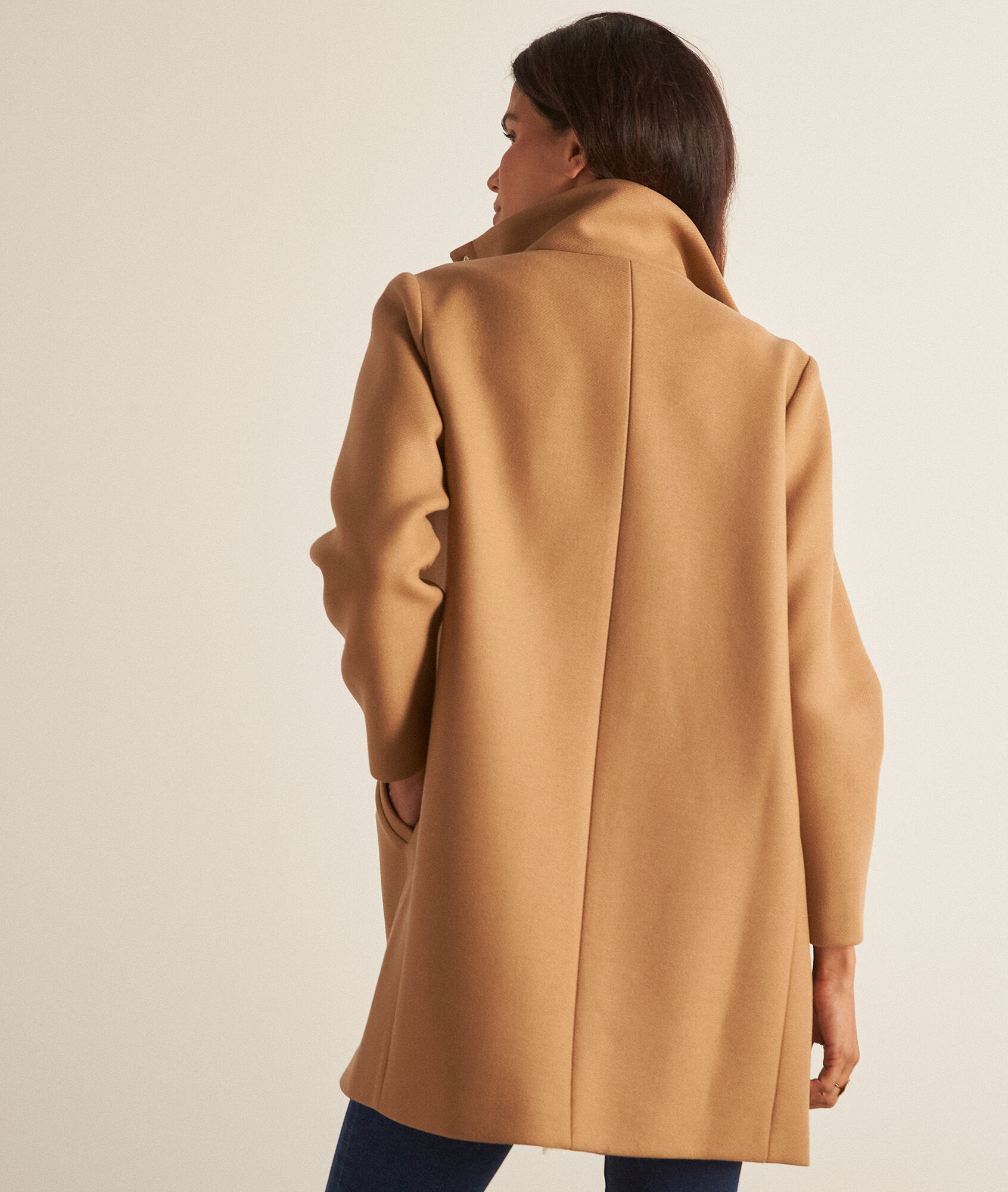 manteau camel maison 123