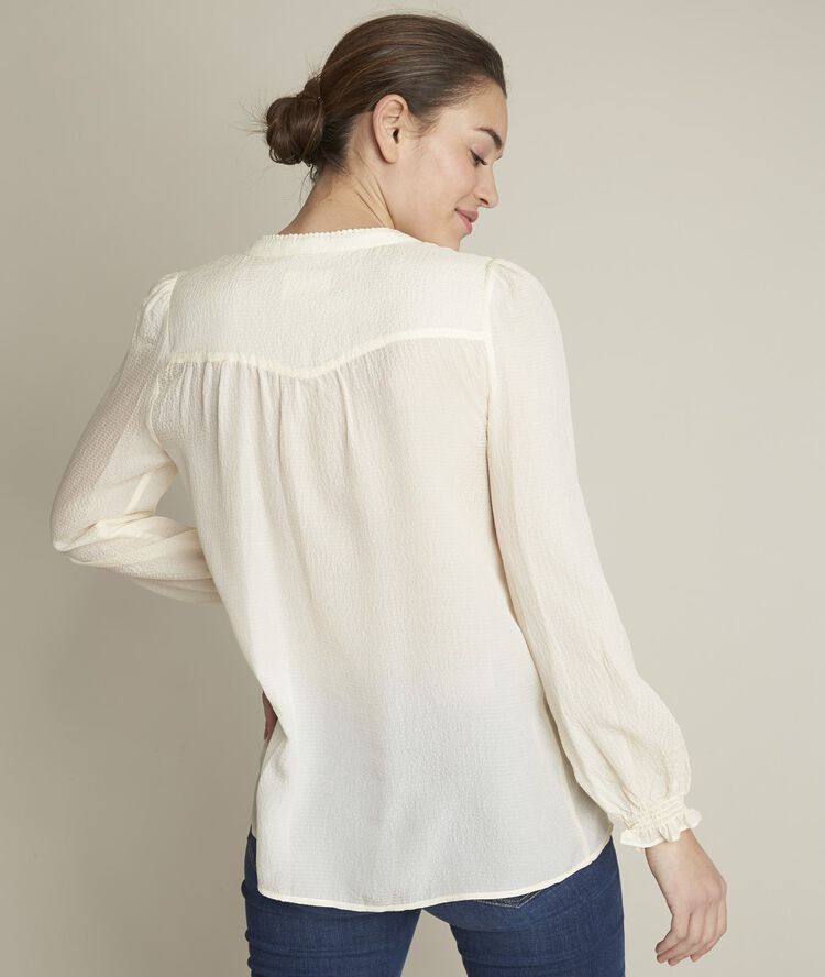 Blouse en soie elonie ficelle.