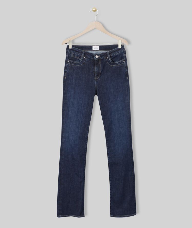 Le classique bootcut : jean brut simon indigo fonce.