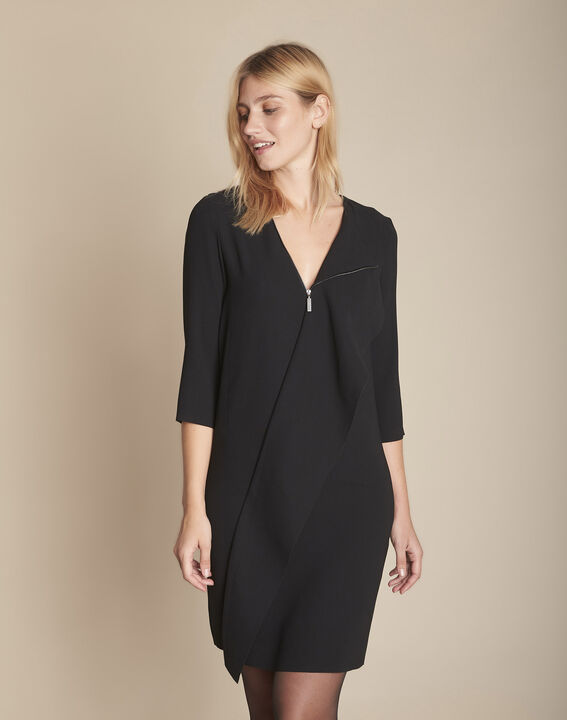 Robe noire à zip Irene | 1-2-3 Robe noire à zip Irene PhotoZ | 1-2-3