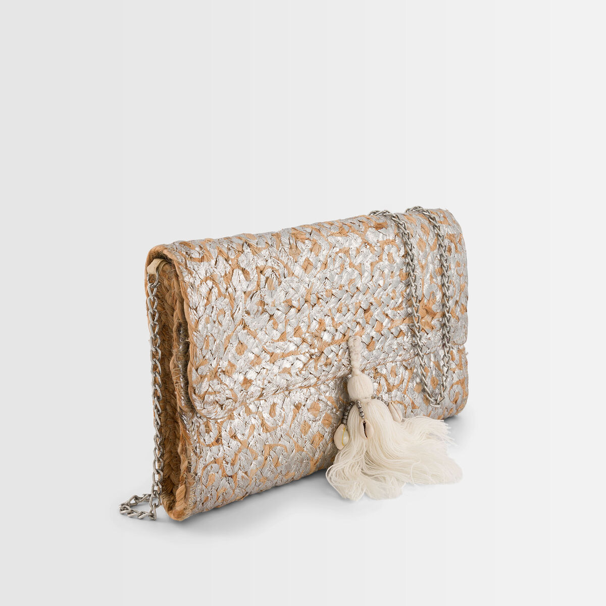 Pochette en jute imprimé Darlene | 1-2-3 Pochette en jute imprimé Darlene PhotoZ | 1-2-3