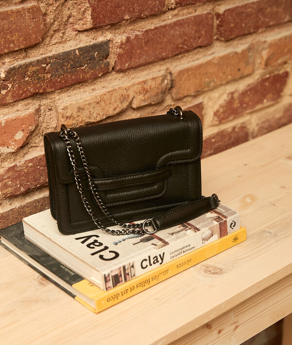 Le mini 123 noir en cuir | 1-2-3 Le mini 123 noir en cuir PhotoZ | 1-2-3