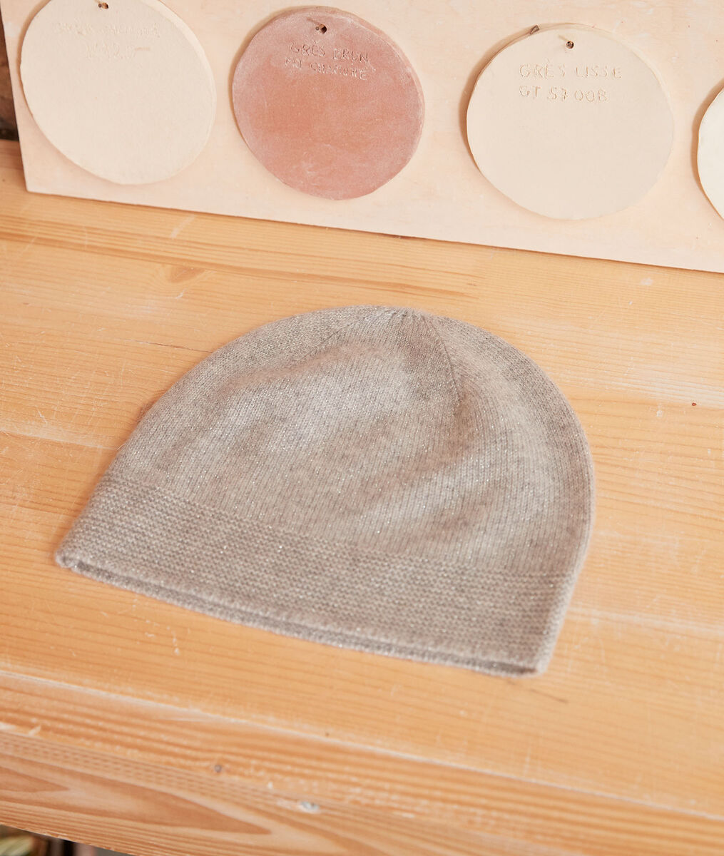 Bonnet en cachemire gris urbain | 1-2-3 Bonnet en cachemire gris urbain PhotoZ | 1-2-3