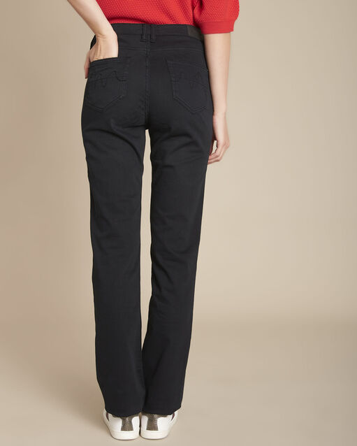 L'original 123 jean droit noir sarah noir.