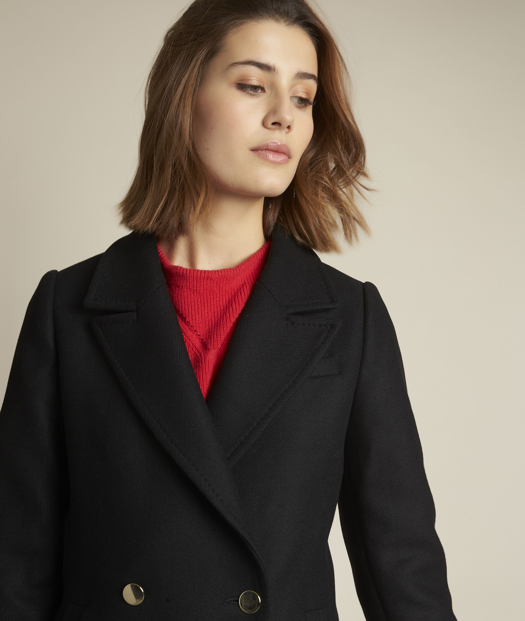 Manteau long croisé Jeff Femme | Maison 123 Manteau Maison 123 Femme : Nouvelle collection | Place des