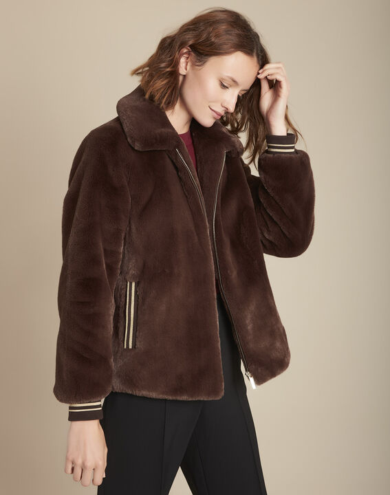 Manteau en fausse fourrure Theo | 1-2-3 Manteau en fausse fourrure Theo PhotoZ | 1-2-3