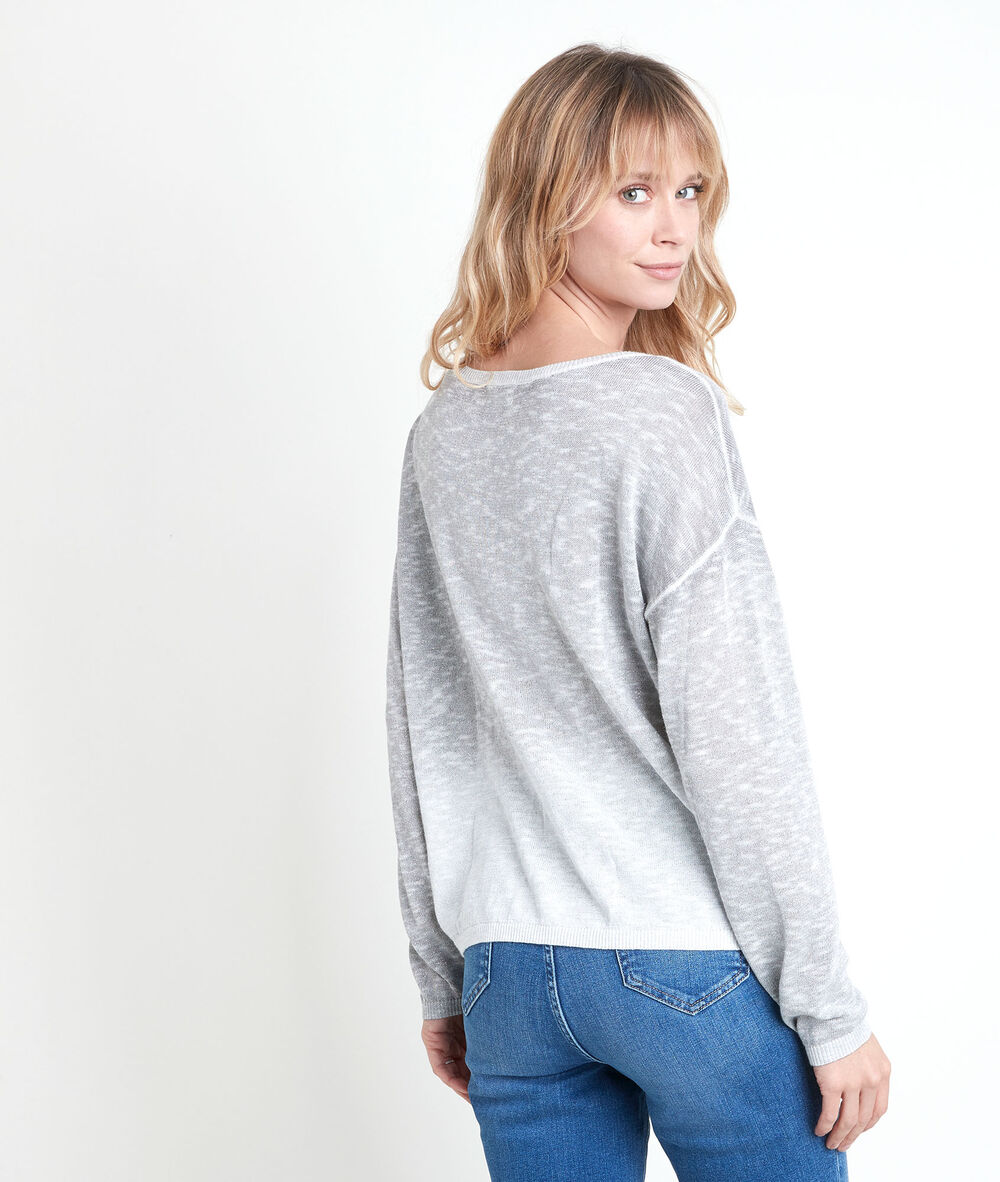 Pull gris chiné lurex ava gris chine.