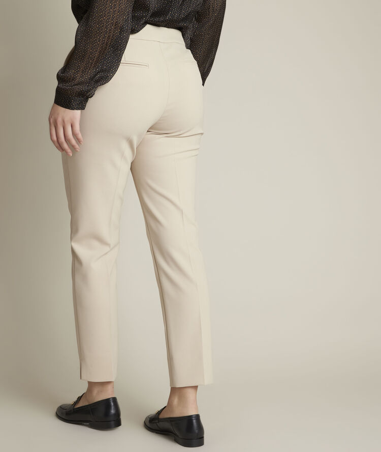 Pantalon microfibre beige suzanne greige.
