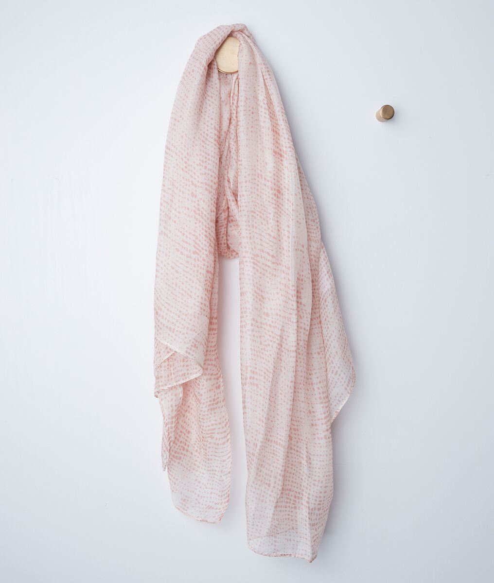 Foulard rose à pois Helia | 1-2-3 Foulard rose à pois Helia PhotoZ | 1-2-3