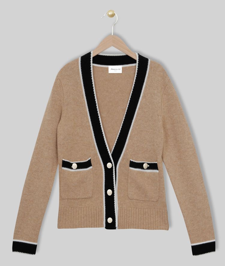 Gilet écru fontainebleau ecru.